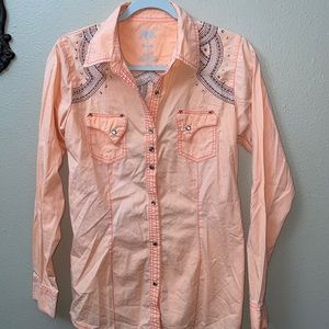 Rock 47, ladies western shirt, size S
